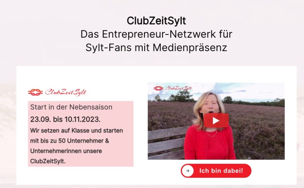 ClubZeitSylt-Mitgliederbereich