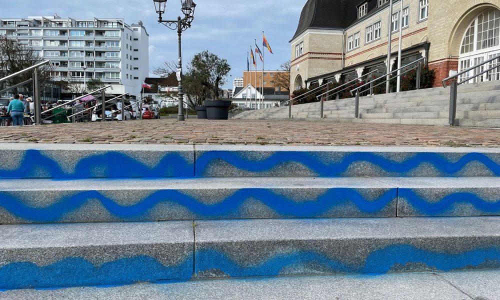 Sylt News: Neue Graffitis am Bahnhof und am Rathaus