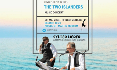 „Kino für die Ohren – Sylter Lieder“: THE TWO ISLANDERS live in der Kirche St. Martin in Morsum